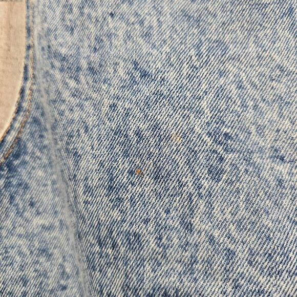 Zena Vintage 80s Floral Denim Jean Vest - Picture 4 of 6